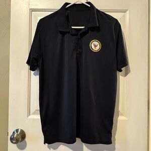 United States Navy Medium Blue Polo Shirt